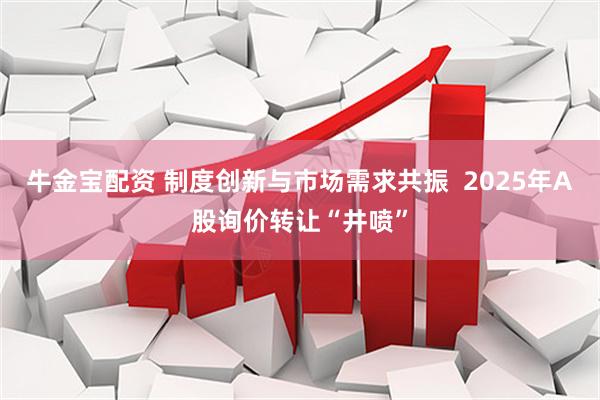 牛金宝配资 制度创新与市场需求共振  2025年A股询价转让“井喷”