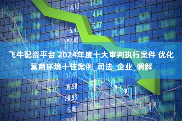飞牛配资平台 2024年度十大审判执行案件 优化营商环境十佳案例_司法_企业_调解
