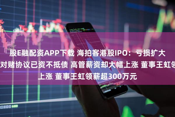 股E融配资APP下载 海拍客港股IPO：亏损扩大裁员降本 身背对赌协议已资不抵债 高管薪资却大幅上涨 董事王虹领薪超300万元