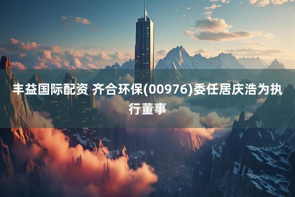 丰益国际配资 齐合环保(00976)委任居庆浩为执行董事